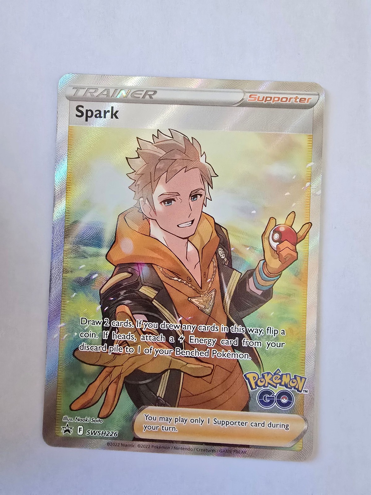 Spark SWSH226 Promo SWSH Black Star Pokemon NM