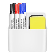 Magnetic Dry Erase Marker Holder, Pen and Eraser Holder for Whiteboard,9775