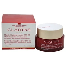 CLARINS SUPER RESTORATIVE DAY CREAM "ALL SKIN TYPES" 50ML/1.7OZ, NIB, SEALED JAR