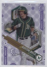 2018 Bowman High Tek Pattern 1 Circles Purple Rainbow Diffractor Austin Beck fm0