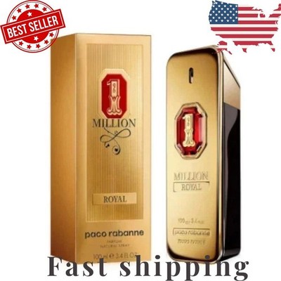 1 Million Royal by Paco Rabanne 3.4 oz (100ml) Parfum Spray for Men New Sealed