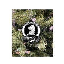 Melville Family Crest Christmas Ornament Laser Engraved Scottish Clan Gift