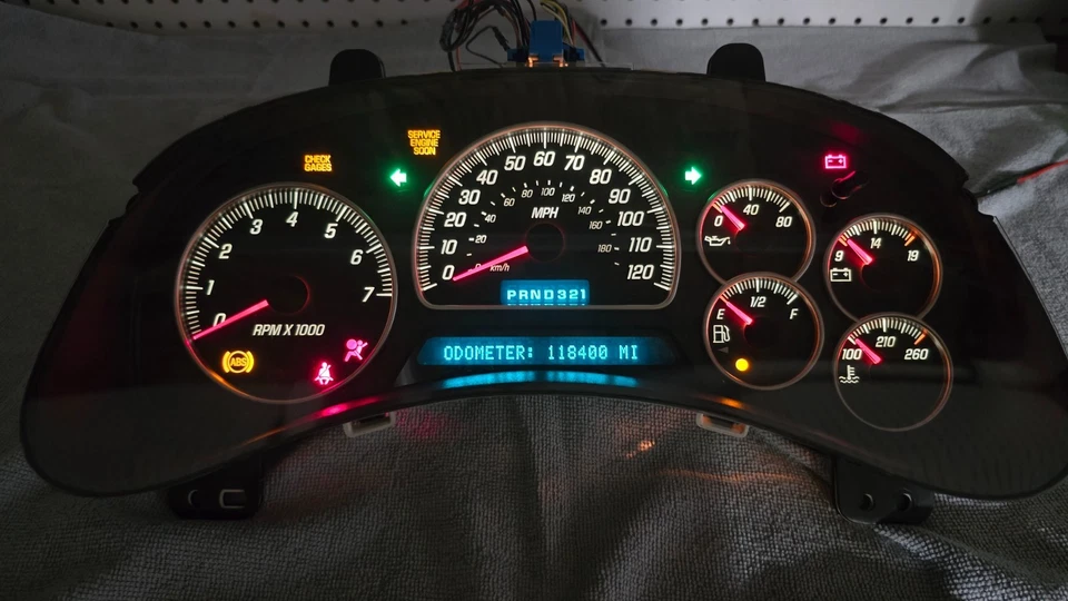 GMC Envoy Gauge Cluster 2002-2005 Foto 3 de 4
