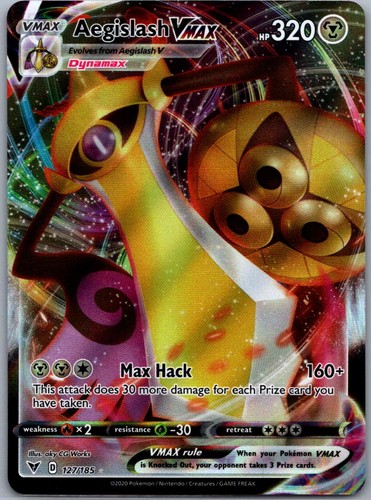 Aegislash VMAX 127/185 Vivid Voltage Ultra Rare Holo