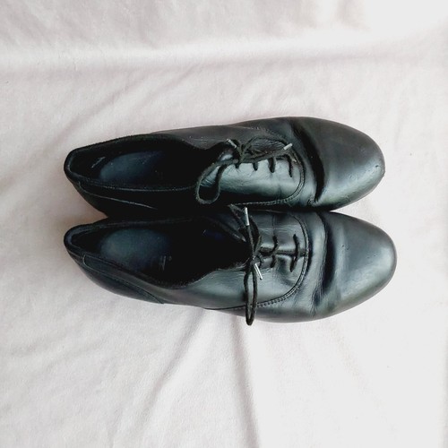 Bloch Shokwave Leather Tap Shoes Women's Sz 8 1/2 M #1 Tap Lace Up - Picture 5 of 11