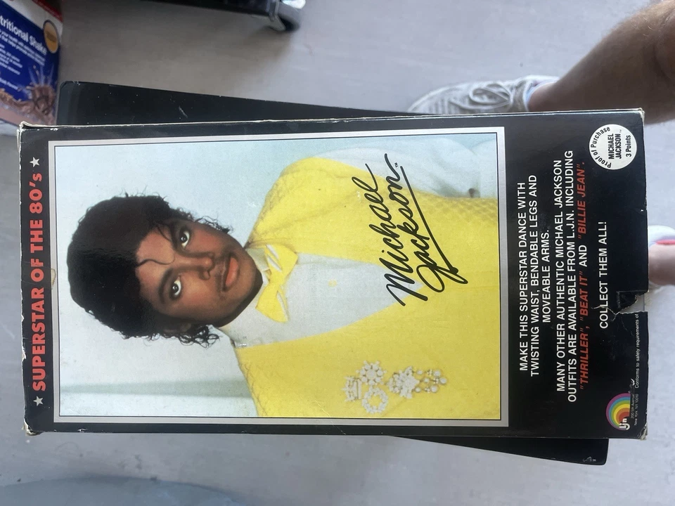 MJ MICHAEL JACKSON Thriller LJN *NOS* Figura de Acción/Muñeca CHAQUETA/GUANTE Superestrella Foto 4 de 4