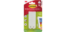3m Command Large Picture Hanging Strips, Adhesive Strips - 4 Pairs (8 Strips), 1.50 per strip