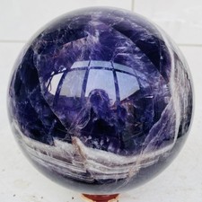 Natural Dream Amethyst Quartz Crystal Sphere Ball Healing 3140g