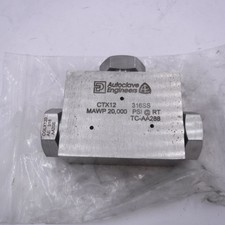 Autoclave Engineers CTX12 3/4" MP Tee, 20,000 psi, 316SS