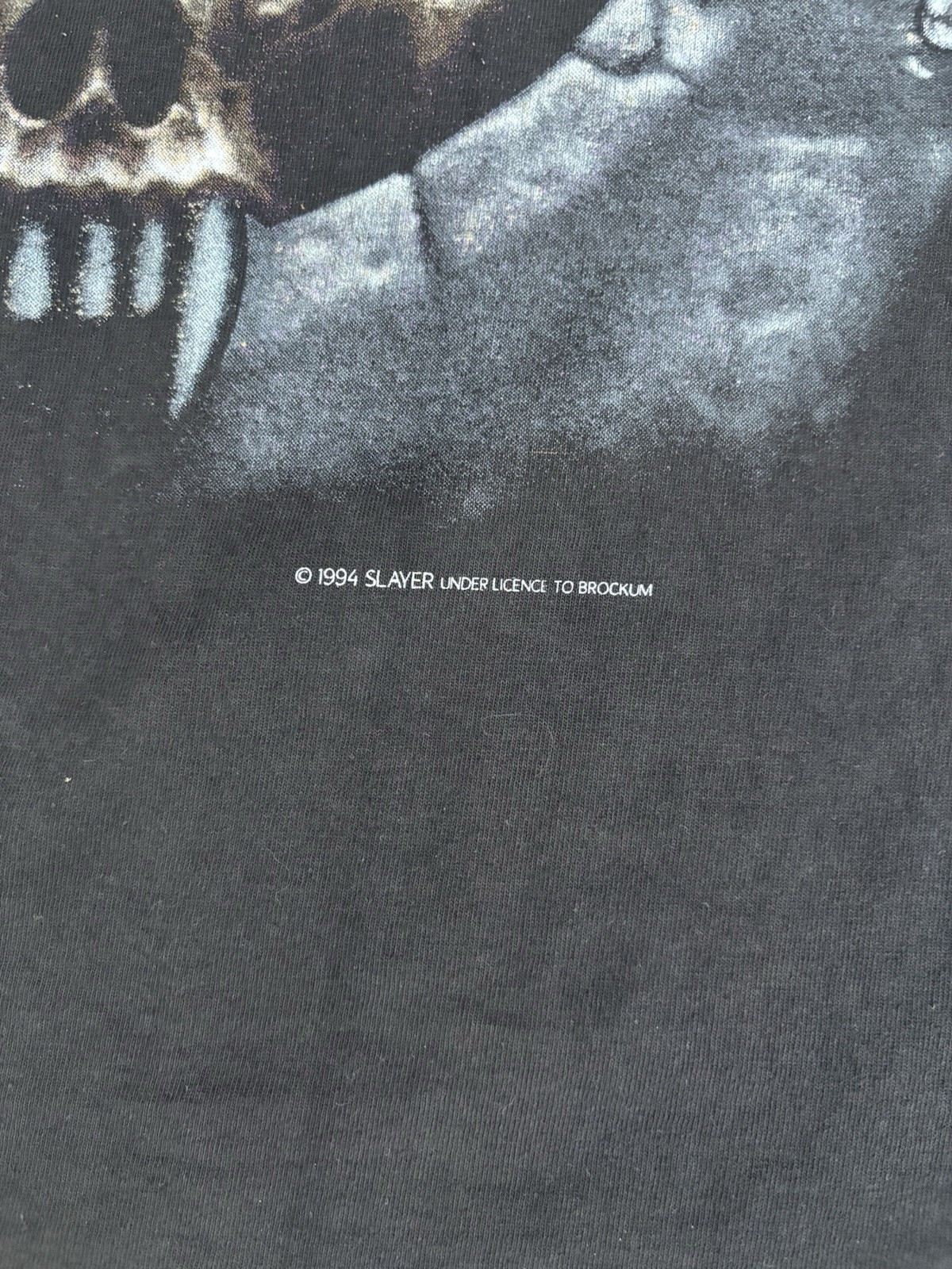 XL 1994 DEADSTOCK SLAYER DIVINE INTERVENTION Single Stitched Brockum Vintage