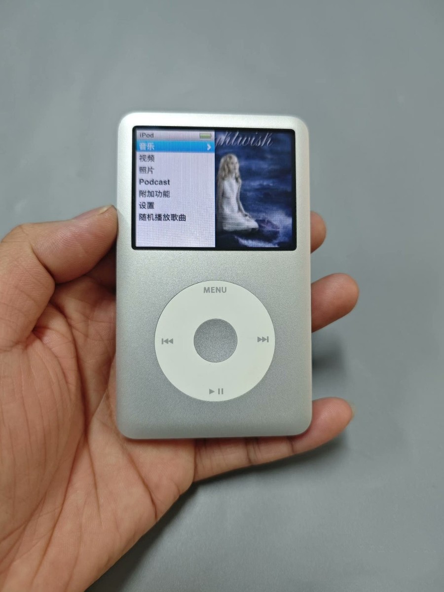 綺麗なApple iPod classic第7世代 SD128GB シルバー銀 s-l400.jpg