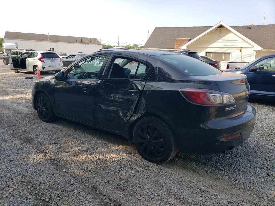 2013 Mazda 3 Driver Sun Visor Black Used W/O Sunroof & Illumination 268-10316L - Image 2 of 4