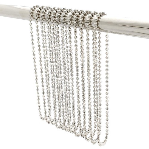 Shower Curtain Hooks Long Size 27inch/70cm, Shower Curtain Rings 12pcs, spa-Q...