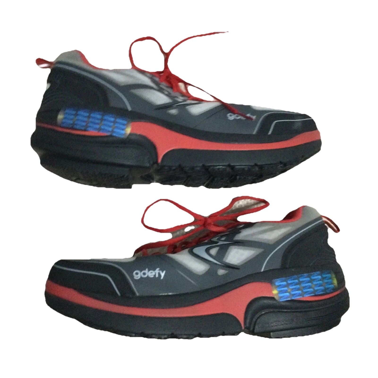 SAOLA Scarpe da ginnastica Gravity Defyer GDEFY Ion ROSSO GRIGIO uomo SNEAKER DA PASSEGGIO TAGLIA 13