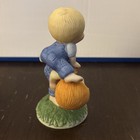 Country Cousins Enesco 1981 Porcelain Kids Playing Leap Frog Figurine 4.5" VTG — photo 6