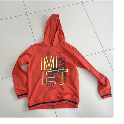 s.Oliver Jungen Hoodie Gr. 152 Rot Pullover mit Kapuze Logo-Grafikdruck