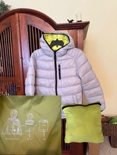 Urban Republic Packable Puffer Coat Kids Size L 14-16 Folds Into Pocket