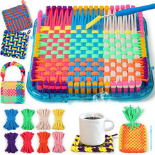 Weaving Loom Kit Toys, DIY Arts and Crafts for Kids and Adults, Ideal Gifts for