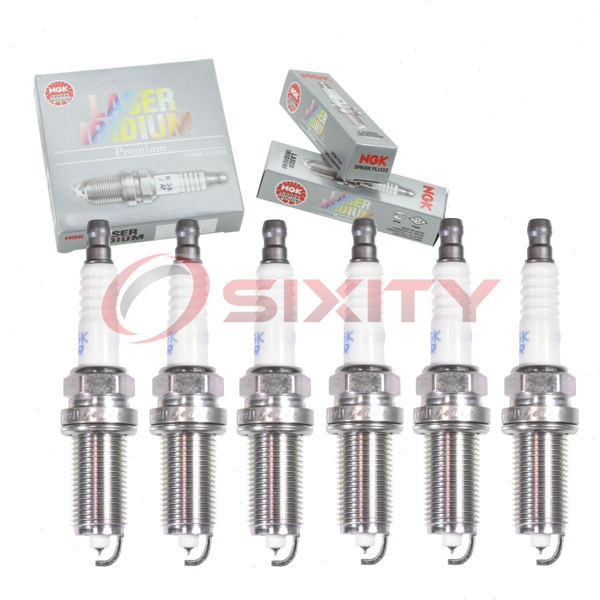 6 pc NGK 92145 LZFR5CI-11 Laser Iridium Spark Plugs for REC12WMPB5 REC10WMPB sm