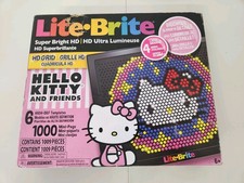 Hello Kitty and Friends Lite Brite Playset Pre-owned with Box and Instructions