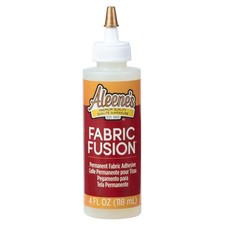 Aleene's Fabric Fusion Glue 4 oz, Permanent and 4 oz Pack of 1 , Clear