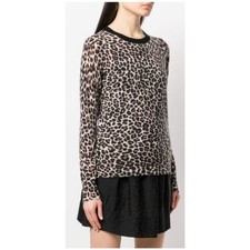 Zadig Voltaire cashmere leopard sweater