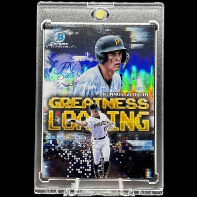 #ad Konnor Griffin RARE ROOKIE ACTION REFRACTOR INVESTMENT CARD PIRATES MINT $41.99