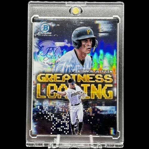 Konnor Griffin RARE ROOKIE ACTION REFRACTOR INVESTMENT CARD PIRATES MINT