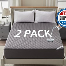 BEDLORE 2 Pack Waterproof Mattress Protector Queen Size