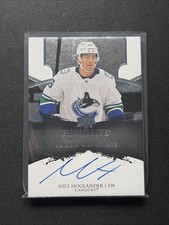 2020 Upper Deck Exquisite Rookies Signatures Nils Hoglander Auto RC /99 Canucks