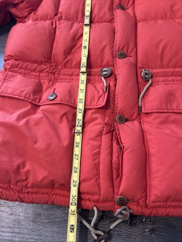Polo Ralph Lauren Jacket Puffer Orange USA Flag Down Expedition Sportsman L - Picture 14 of 22