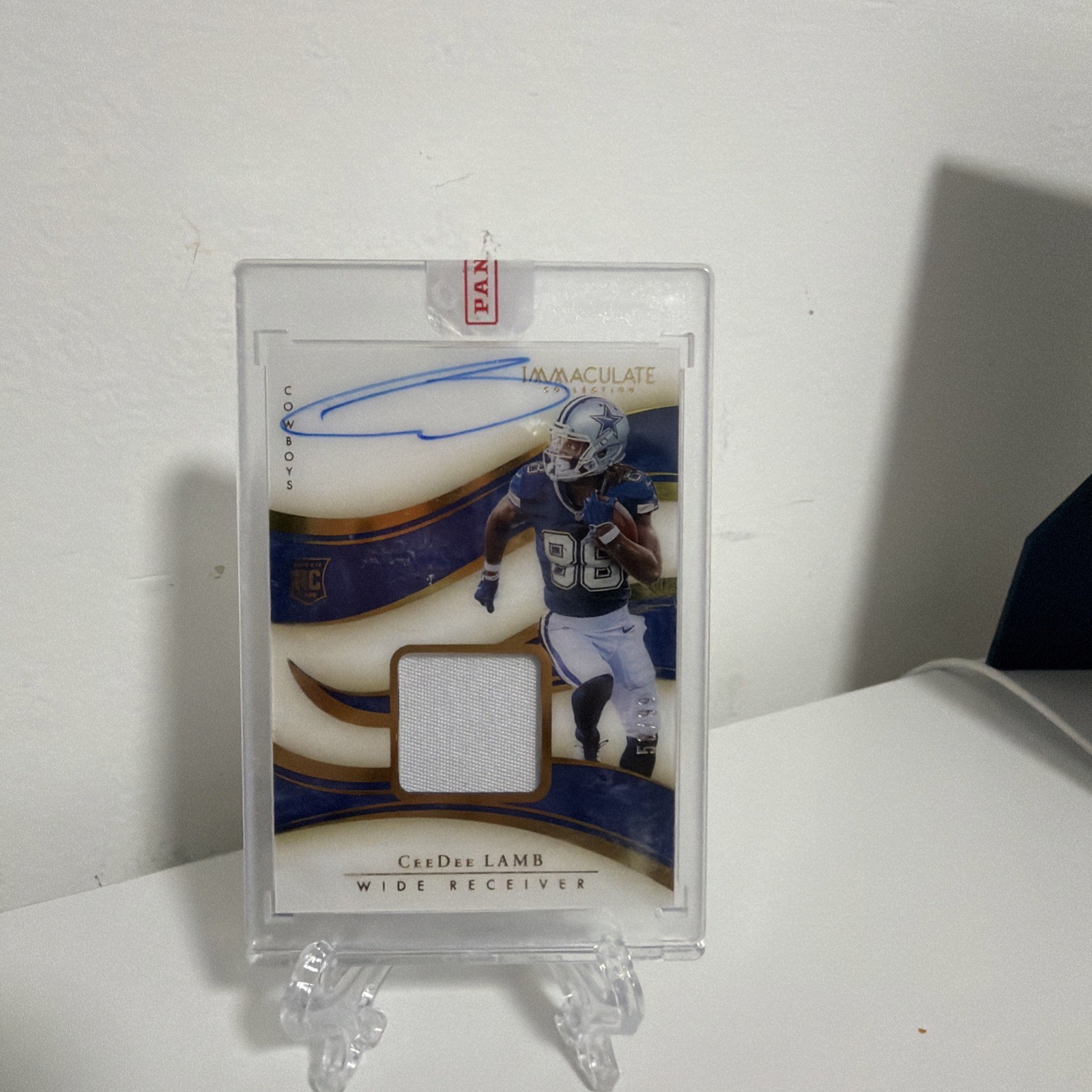 CEEDEE LAMB 2020 PANINI IMMACULATE #114 ROOKIE PATCH AUTO RPA RC /99 🔥