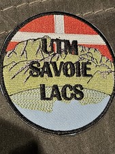 Patch Ecusson Insigne Tissu Velcro Sport Ultra Trail Du Mole Savoie Lacs Course