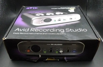 M-Audio Fast Track USB Audio Interface Avid Recording Studio Pro Tools SE