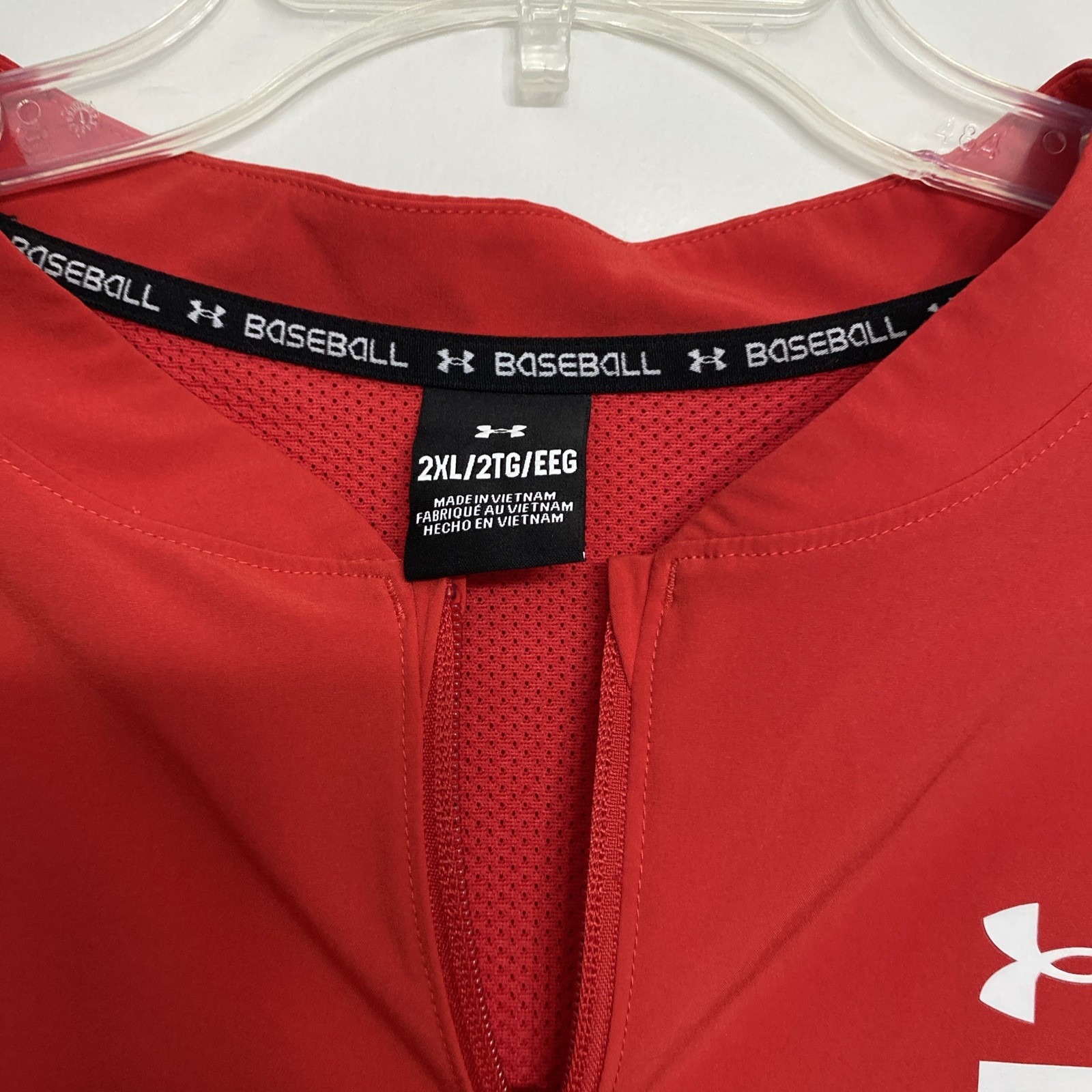 Under Armour Men Ref Baseball Pullover Size 2XL V… - image 3