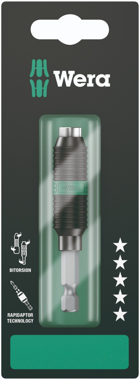 Wera 897/4 R SB Rapidaptor BiTorsion Universal Bit Holder - 05073420001