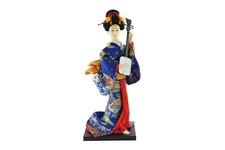 9-inch Japanese Doll with Shamisen 303-021