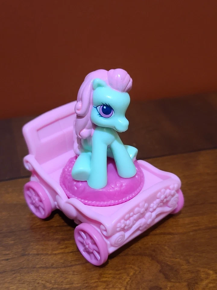 My Little Pony Minty G3 2007 McDonald's Happy Meal Toy 2” Hasbro Green Pink - Image 3 of 4
