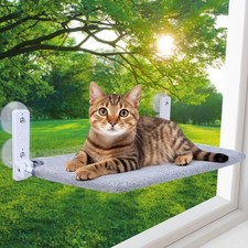 Cat Window Perch, Foldable Cat Window Hammock Sunbathing and Climbing Cats Ha...