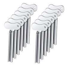 ZOCONE Toothpaste Squeezer, 12pcs Metal Tube Squeezer Key Stainless Steel A