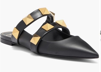 Valentino Garavani Stud Mule Flat  - 37