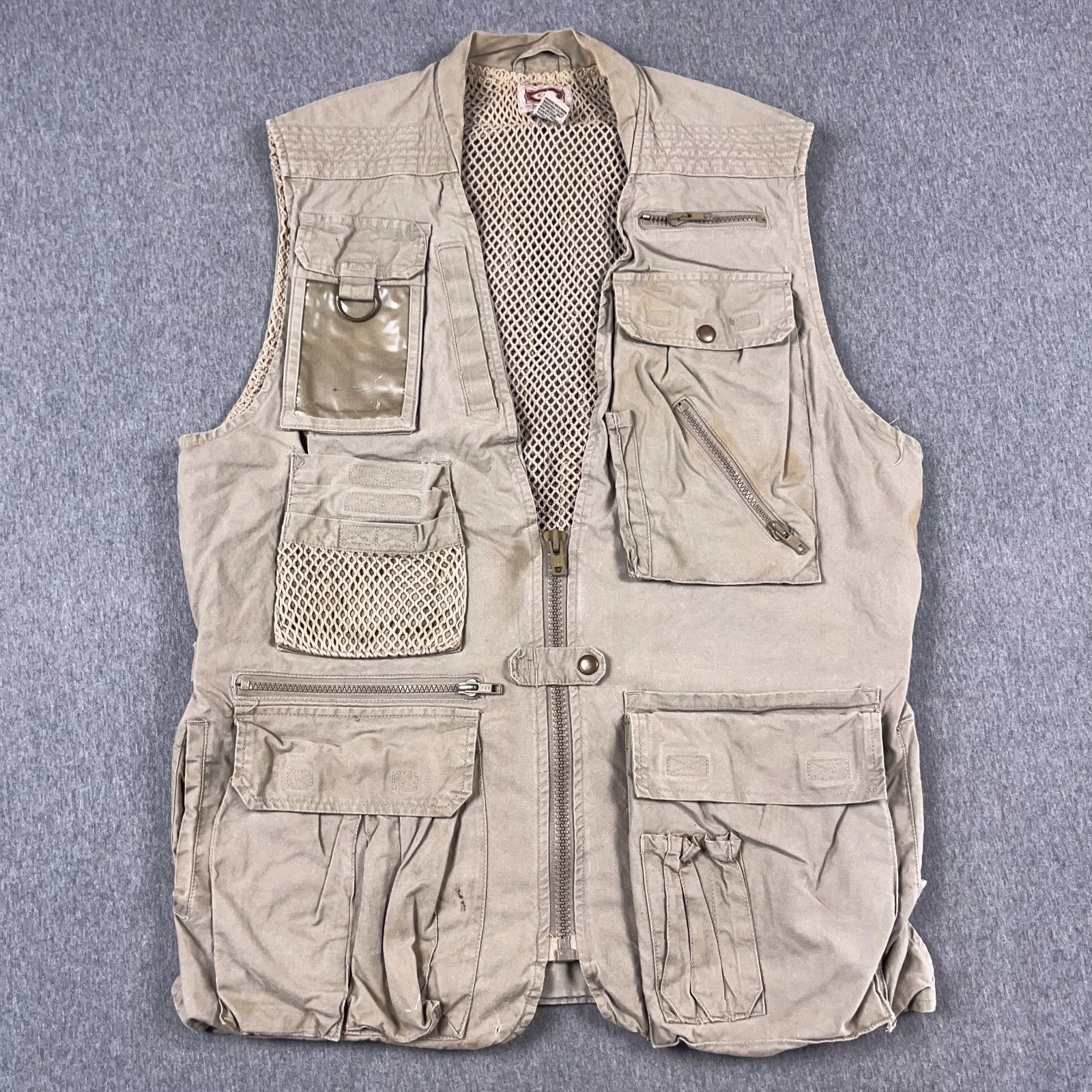 VTG Banana Republic Vest Mens Medium Fishing Hunting Safari Photography 80s