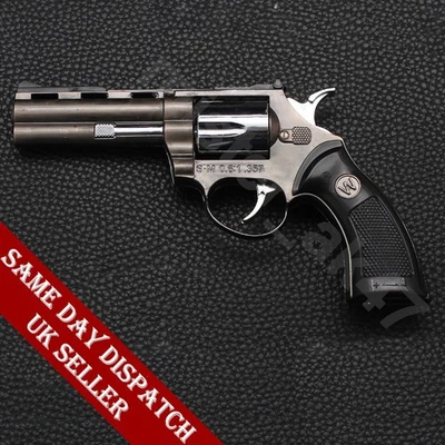Lighter Jet Flame Gun/Pistol/Revolver Smith & Wesson 357 Butane BBQ Cigar Gift - Image 1 of 3