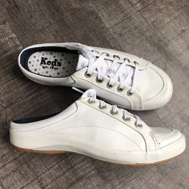 keds leather slip on tennis shoes