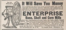 1906 d.C.(XH56)~ENTERPRISE MFG. CO. PHIL., PA. ENTERPRISE NO.T50 MOLINOS DE MAÍZ