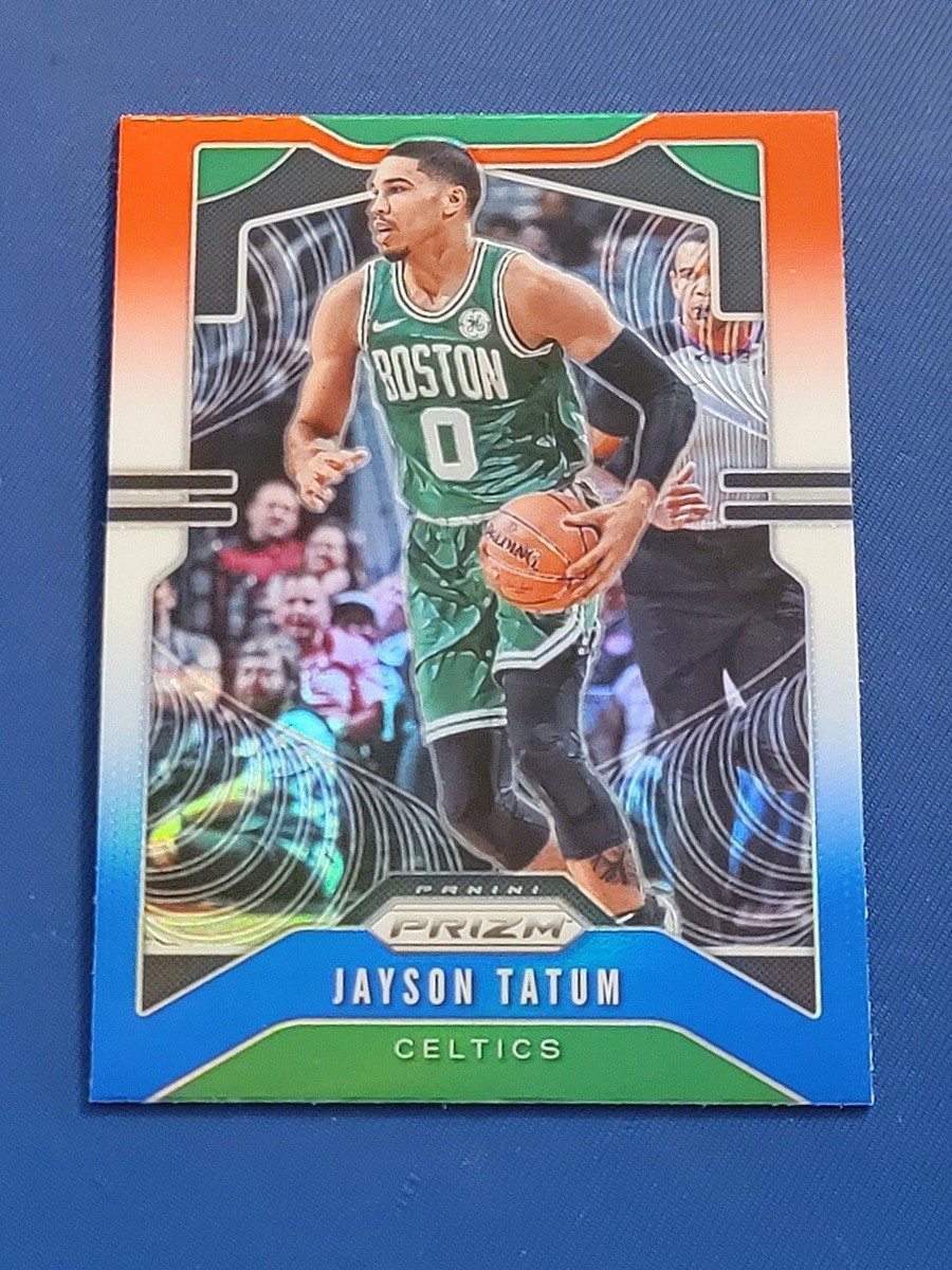2019-20 Panini Prizm JAYSON TATUM Red White & Blue Prizm #39