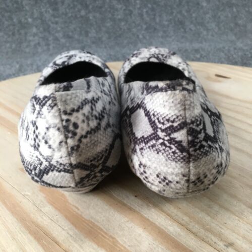 Rocket Dog Shoes Womens 7.5 M Snake Pattern Slip On Ballet Flats White Fabric - Picture 9 of 16