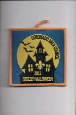 2012 Coronado Area Council Grizzly Halloween patch