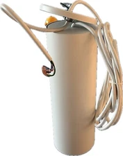 Area 4” Cylinder Pendant, Lumenwerx, 12” Cylinder, Static White