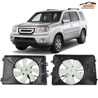 Electric Radiator & Condenser Cooling Fan Assembly For Honda Pilot 2009-2015